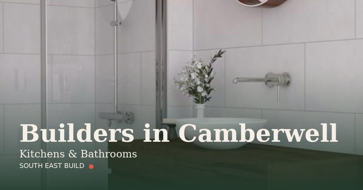 Camberwell builders — kitchens and bathrooms in Camberwell Camberwell builders: a kitchen and bathroom fitted by South East Build, builders in Camberwell