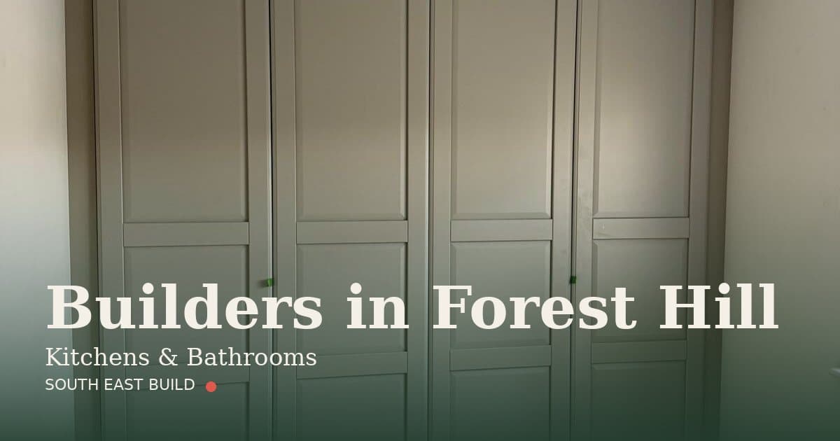 Forest Hill builders — kitchens and bathrooms in Forest Hill Forest Hill builders: a kitchen and bathroom fitted by South East Build, builders in Forest Hill
